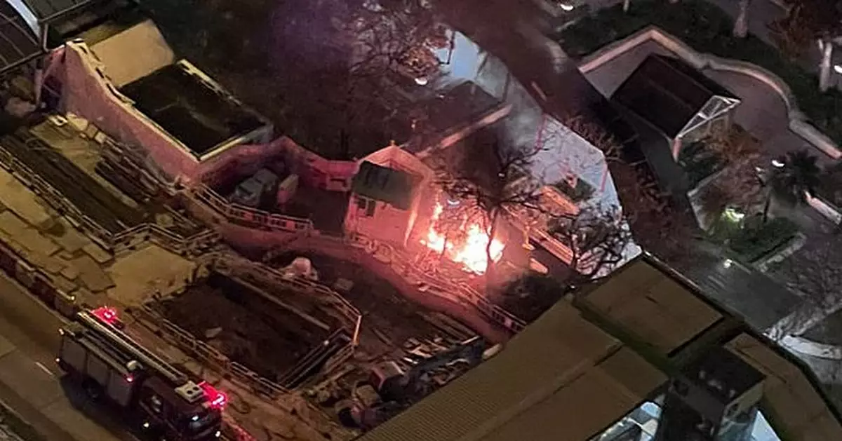 大窩口港鐵站外地盤遭縱火 兩個月內第3次