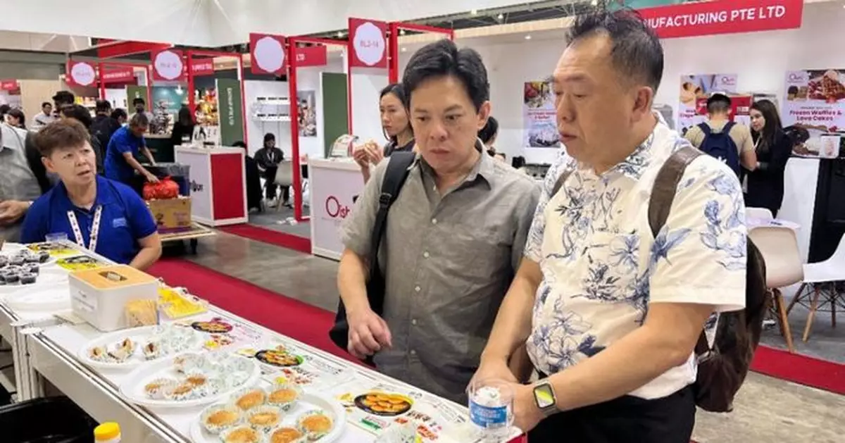 5香港品牌參與新加坡國際食品展  展商 : 冀港府帶領吸商機
