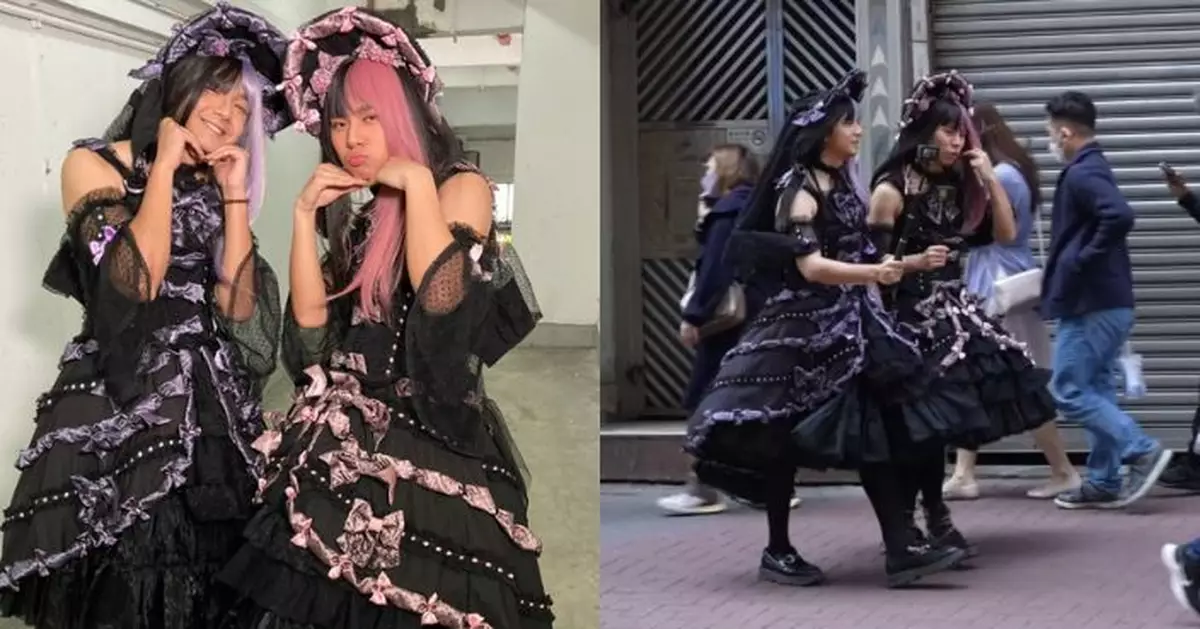 施焯日蔡景行Lolita Look暴走觀塘街頭︰自己唔尷尬就冇事