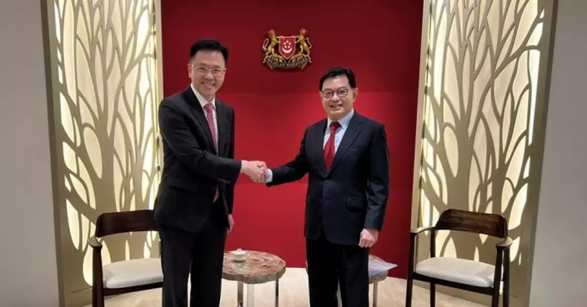 孫東與新加坡副總理王瑞杰會面 盼推動兩地創科機遇