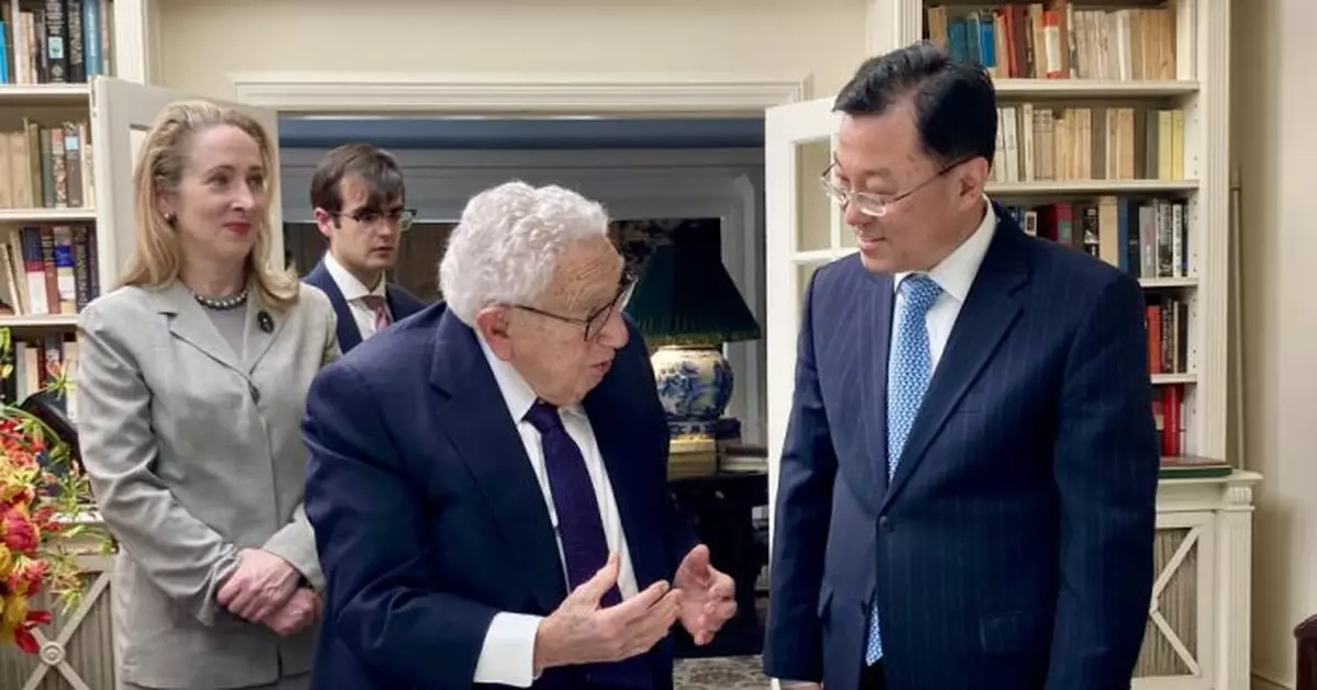 新任駐美大使謝鋒晤基辛格賀百歲壽辰　環球網：證明「中美可雙贏」