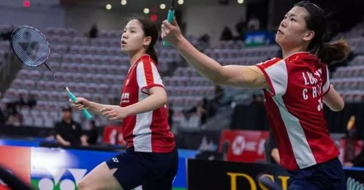 加拿大羽毛球公開賽  中國隊組合李怡婧/羅徐敏晉級女雙八強