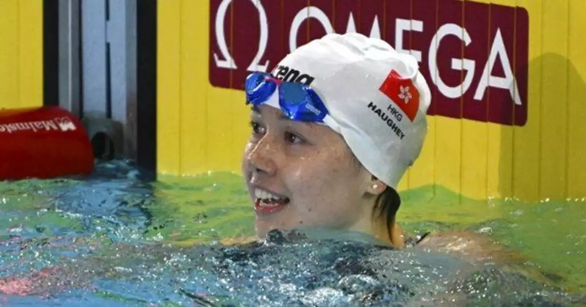 亞運會 |女子100米自由泳決賽 港隊何詩蓓譚凱琳雙雙晉級