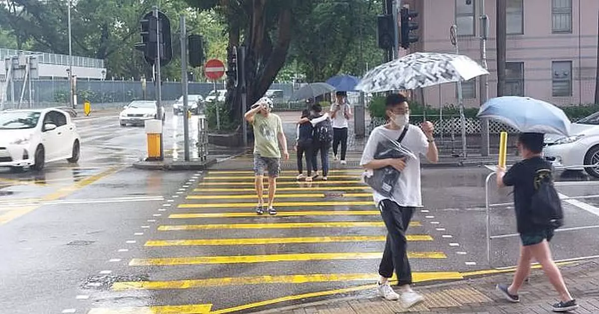 黃色暴雨警告信號及工作暑熱警告取消