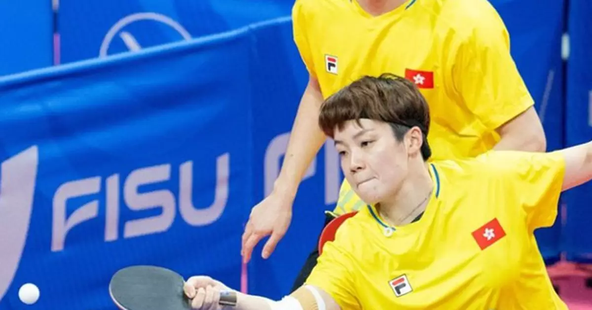 杭州亞運會  乒乓港隊蘇慧音因傷缺席  杜凱琹負傷出戰