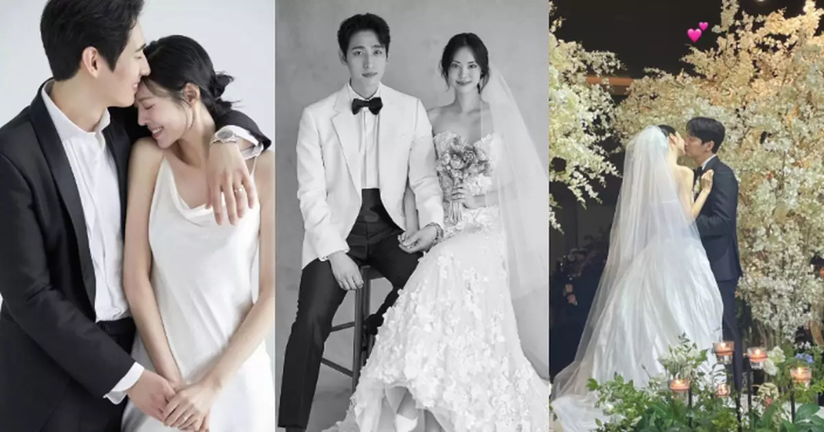 《有利的詐欺》35歲尹博結婚 與小6歲模特兒甜蜜舉行婚禮