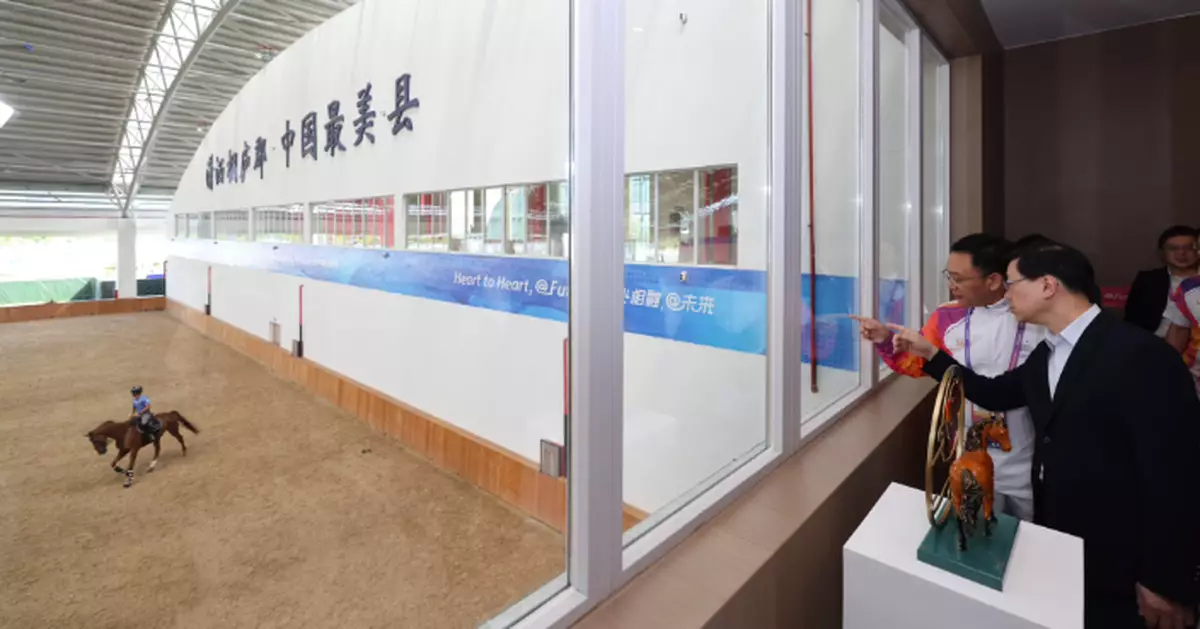 亞運會 | 李家超：香港亦是亞運貢獻者 賽馬專家全方位支援馬術項目