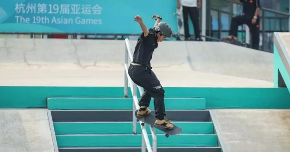 亞運會 | 國家隊張杰奪滑板男子街式决赛金牌