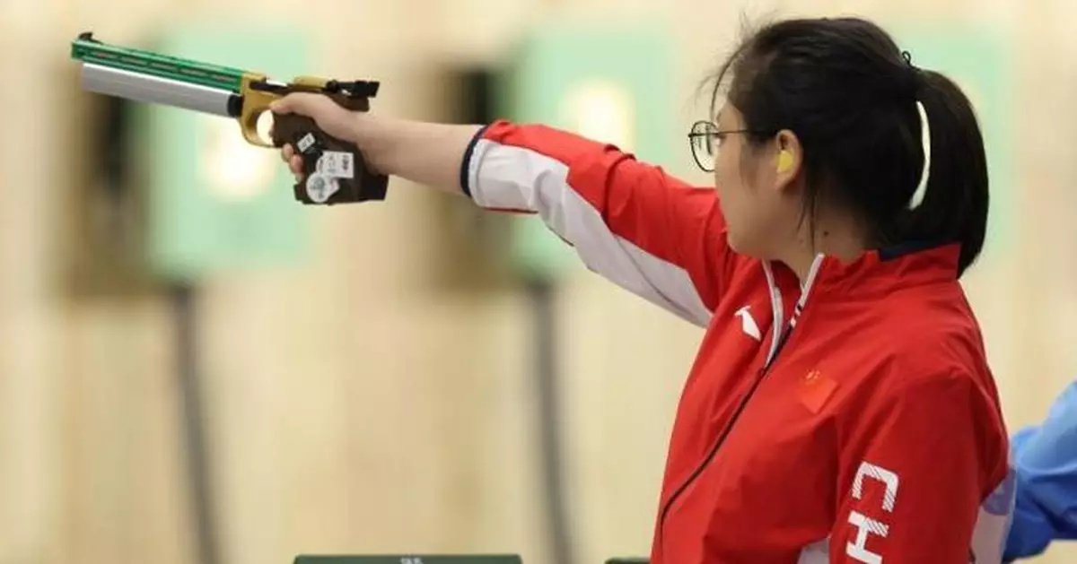 亞運會 |射擊混合團體10米氣手槍決賽 國家隊奪金牌