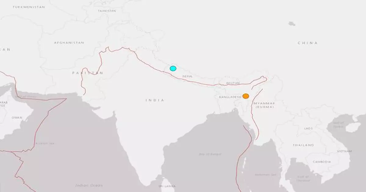 尼泊爾西部發生6級地震 印度新德里亦有震感
