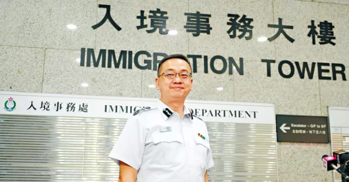 入境處處長郭俊峯指非華裔人士偷渡來港 有上升趨勢