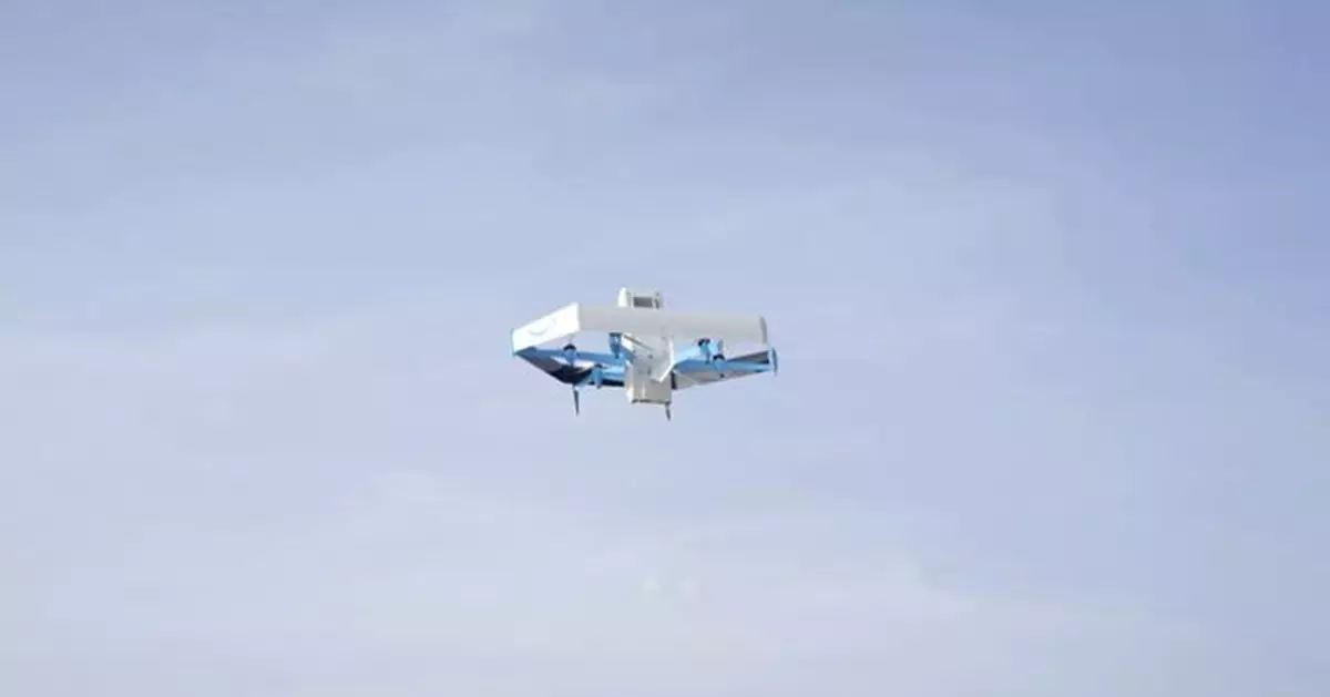 亞馬遜德州試行無人機空投藥品1小時即可送抵 預計明年引入英意