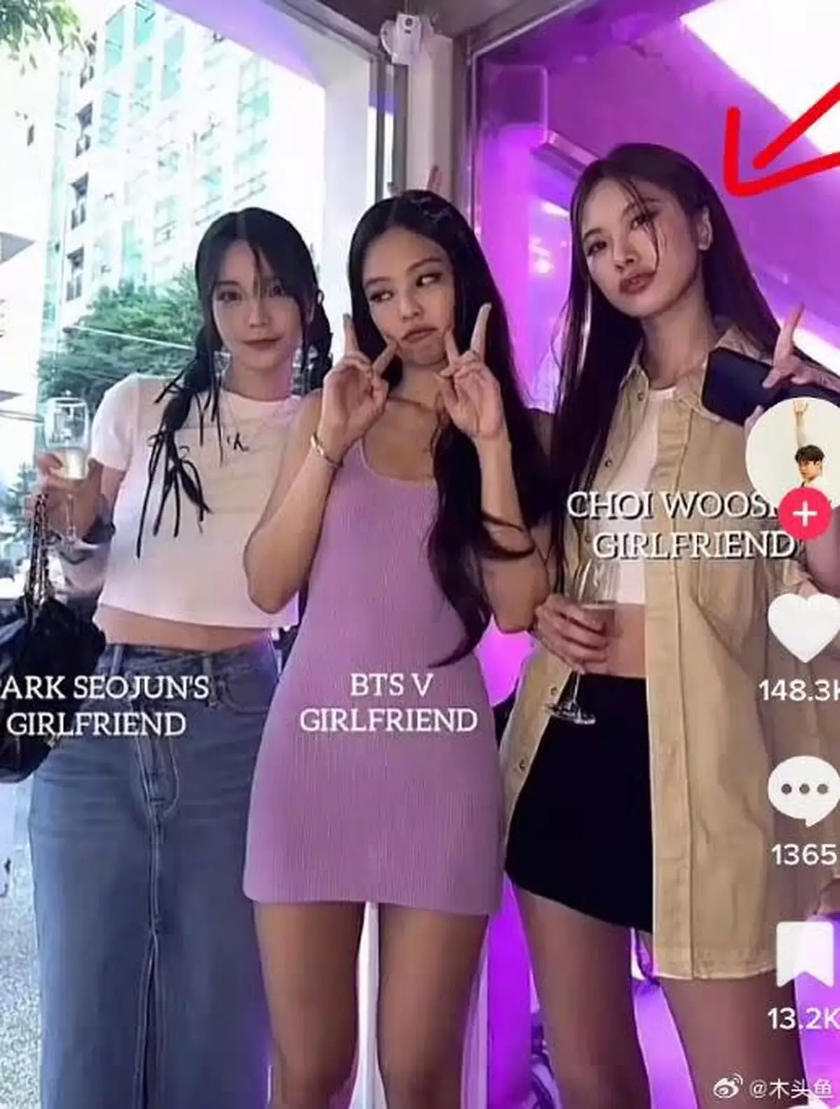 朱熙正曾跟Jennie、KOL xooos同場合照(網上圖片)