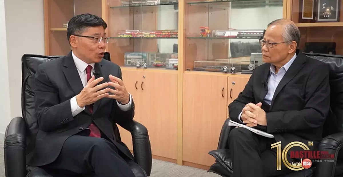 【巴士的報10周年專訪】粵車入市區要看承受力 否認「保守」 林世雄：更重要是帶大灣區旅客到機場