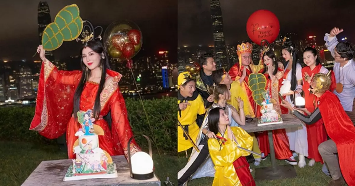 李彩華開《西遊記》主題派對慶祝40歲生日  陳浩民就再次扮悟空引集體回憶