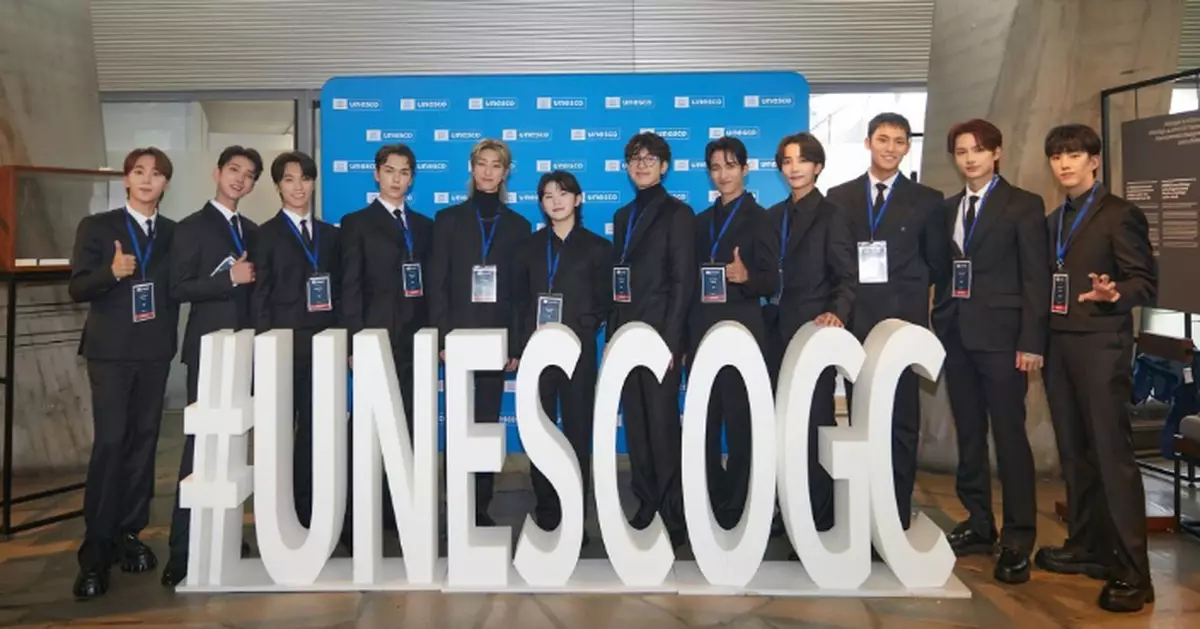 SVT獲邀到聯合國教科文組織 成首隊男團演講大跳5首歌曲