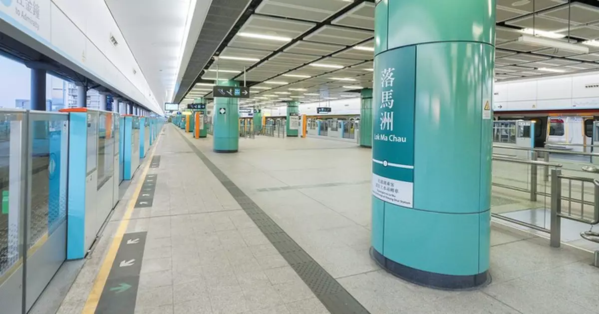 東鐵綫自動月台閘門安裝工程提前 落馬洲站完成安裝並啓用