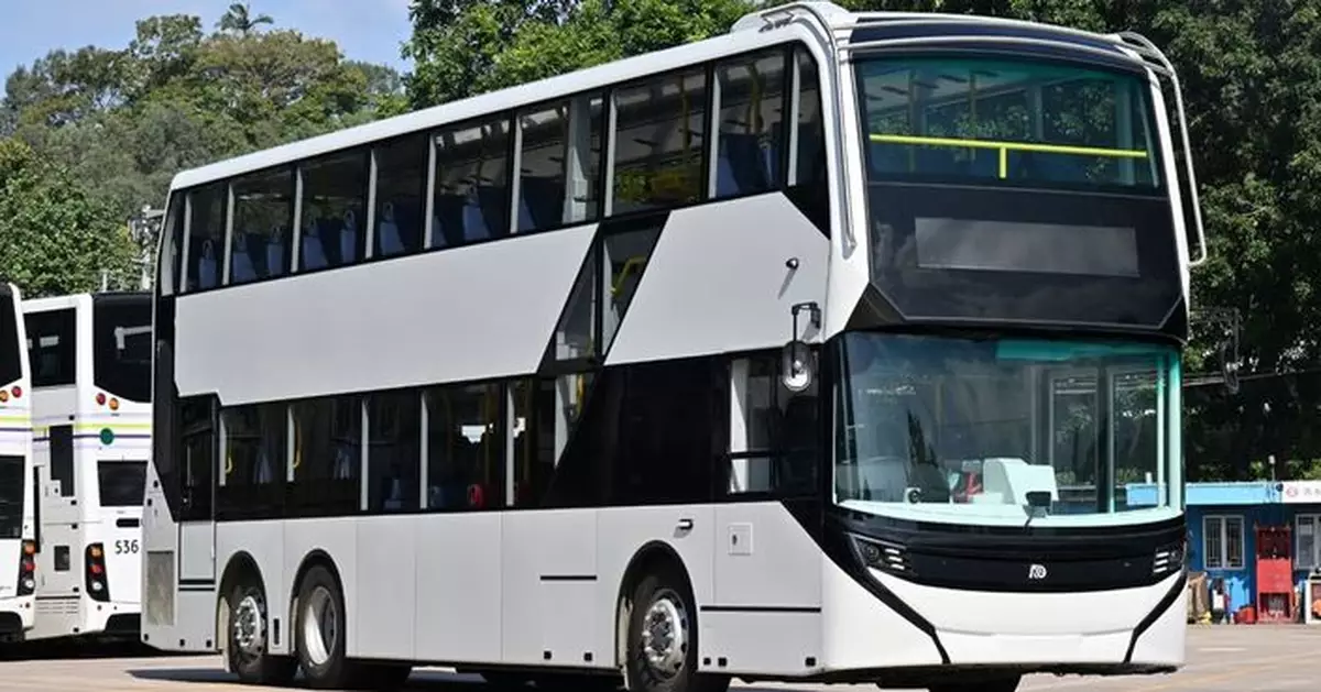 港鐵首架電動巴士上周抵港 料明年第一季投入服務