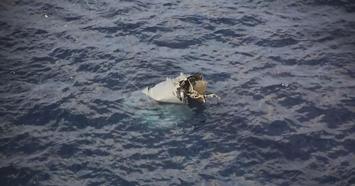 駐日美軍魚鷹機墮海事故 被發現送院男子確認死亡