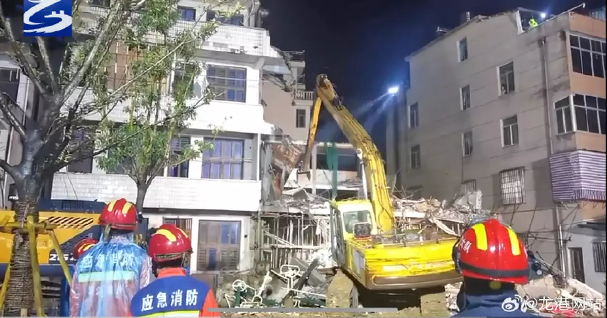 浙江溫州民房倒塌 4人遇難當局調查原因
