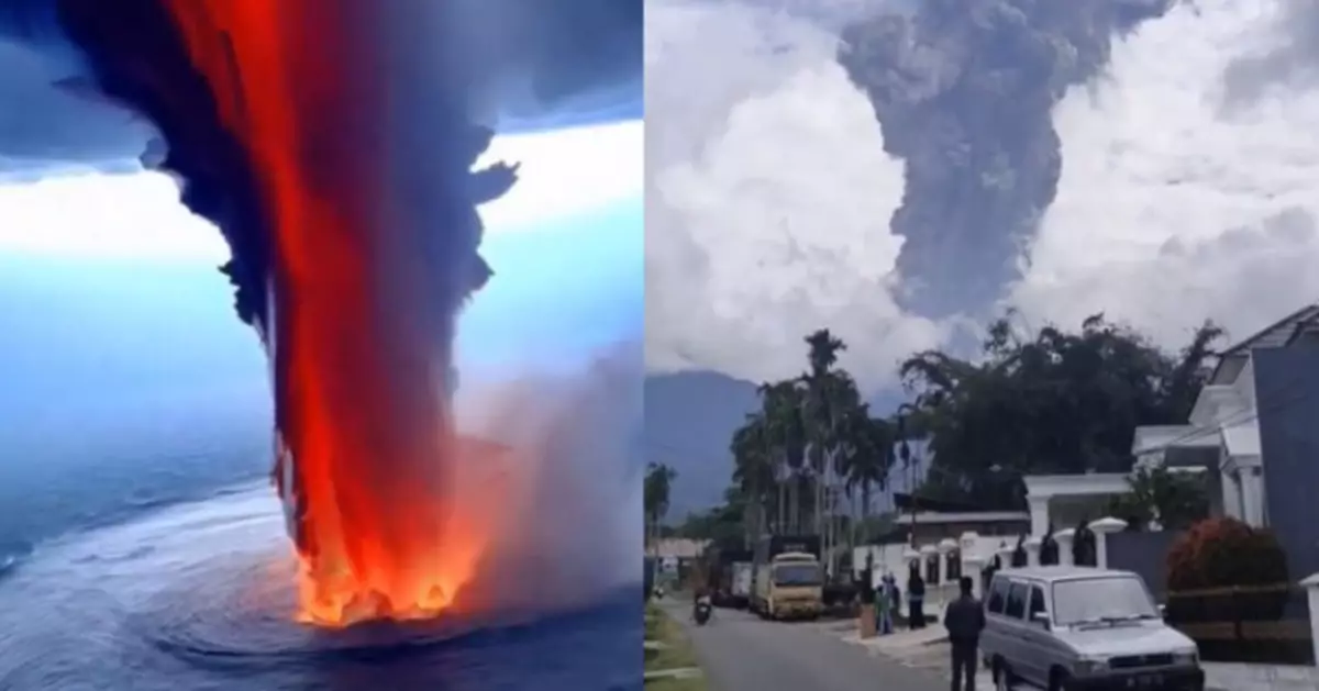印尼馬拉皮火山爆發 灰柱高達3000米 所有登山者安全撤離