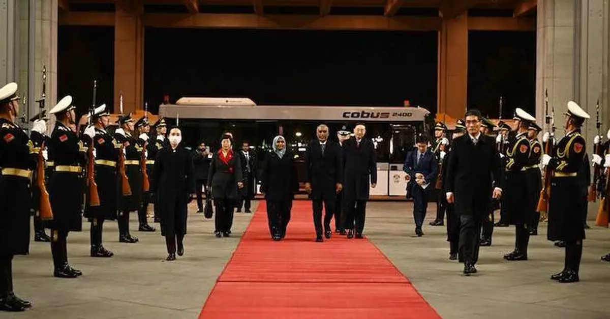 馬爾代夫總統穆伊茲抵北京 與習近平會談