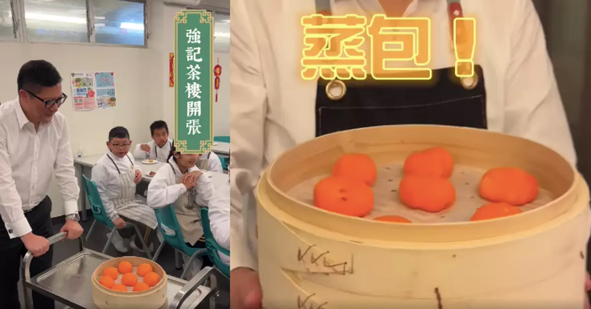鄧炳強「暖男廚房」炮製賀年點心 與非華語同學分享中華傳統