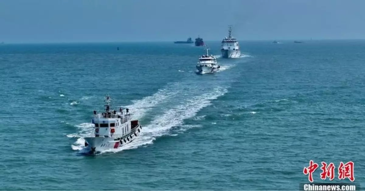 內地海事部門聯合巡航 維護台海西側通航秩序