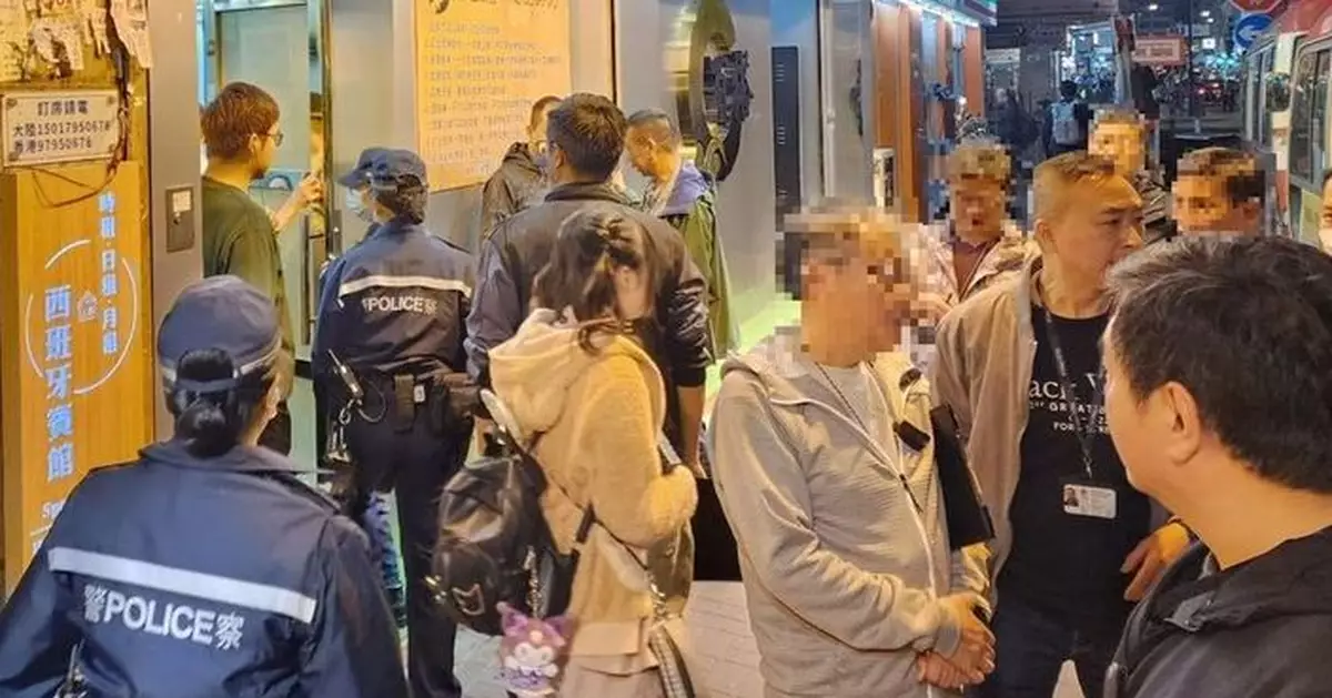 旺角警區展開反罪惡行動 突擊巡查區內17個娛樂場所共拘6人
