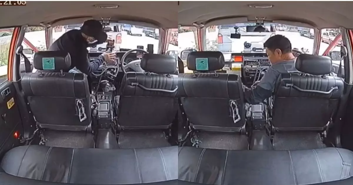 狂徒撬爆玻璃窗30秒洗劫的士 車cam全紀錄 司機發現後1反應成焦點