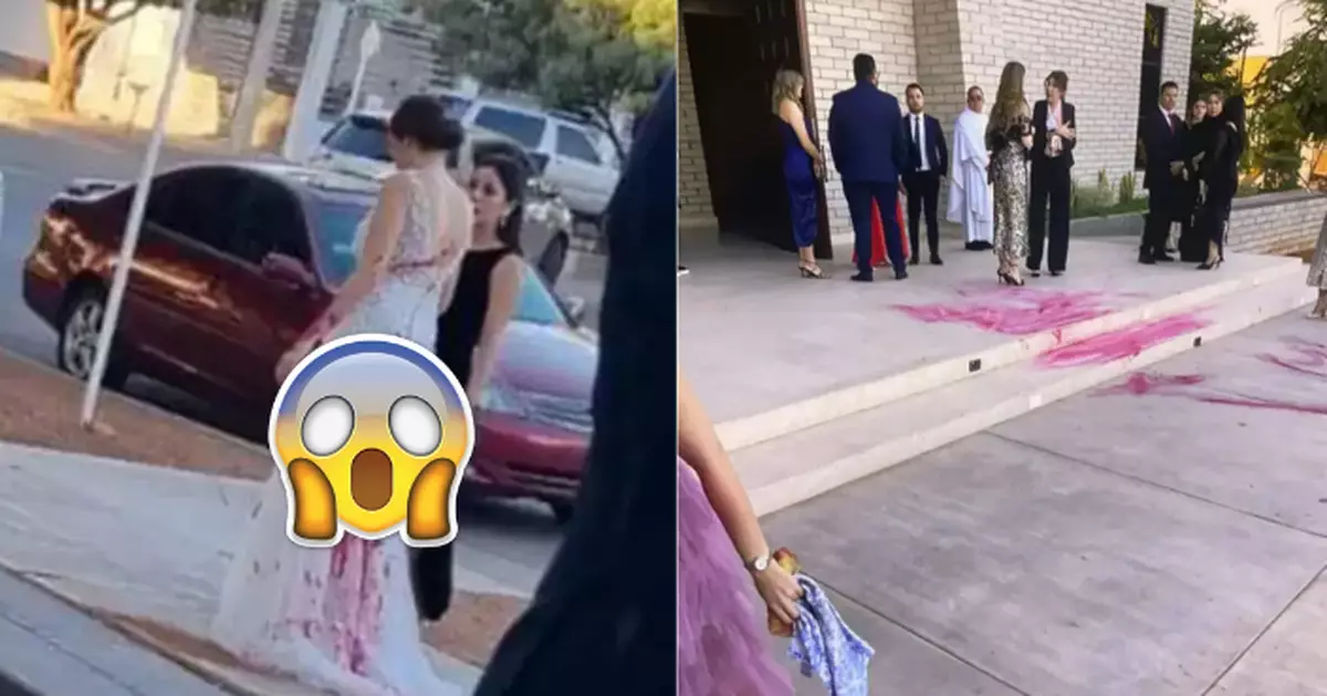 被嫌出身底層 墨西哥新娘婚禮上遭淋紅油 兇手竟是「她」！