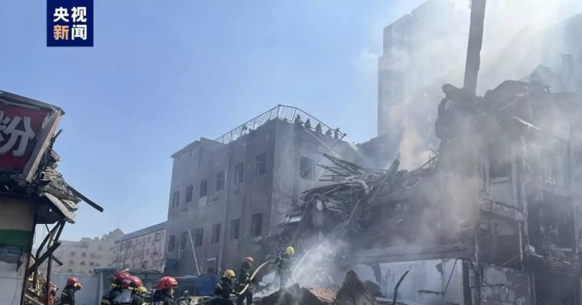 河北廊坊炸雞店爆炸因燃氣洩漏釀禍　14人留醫兩人重傷
