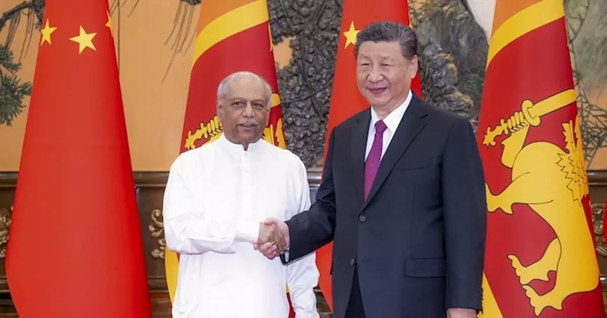 習近平晤斯里蘭卡總理古納瓦德納 指中國願助實現經濟轉型升級