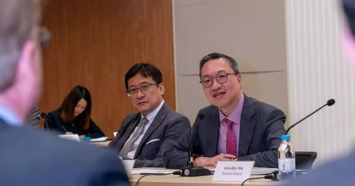 林定國晤29位國際律師事務所合夥人 共商便利營商環境發揮香港國際法律樞紐作用
