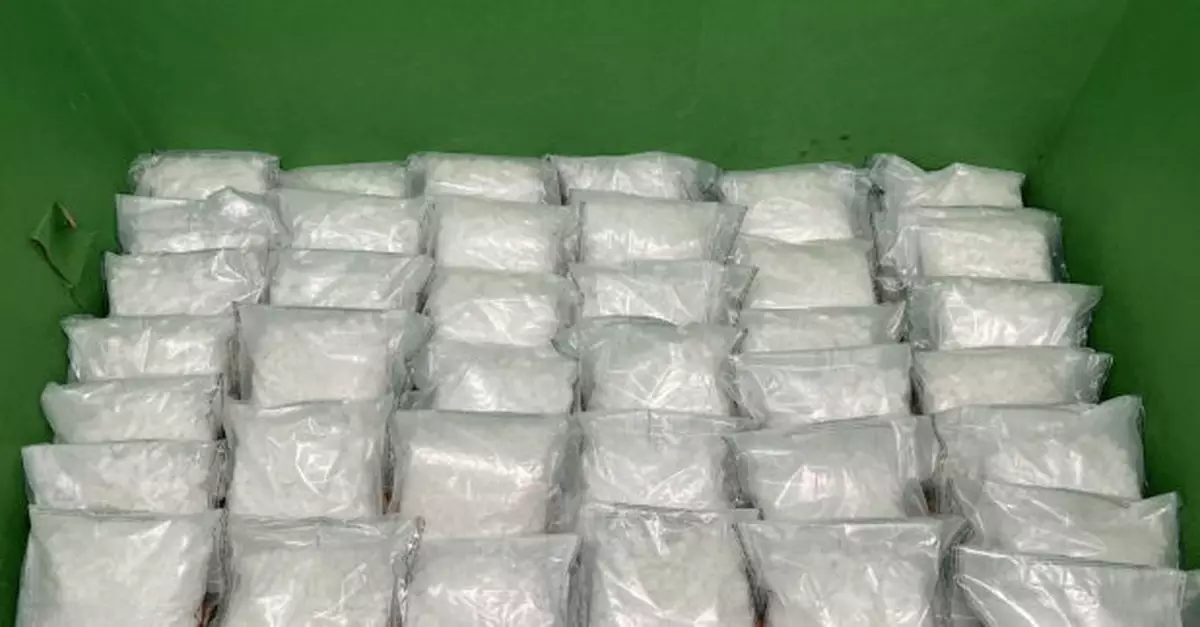 海關檢獲約值7100萬元懷疑氯胺酮拘1人