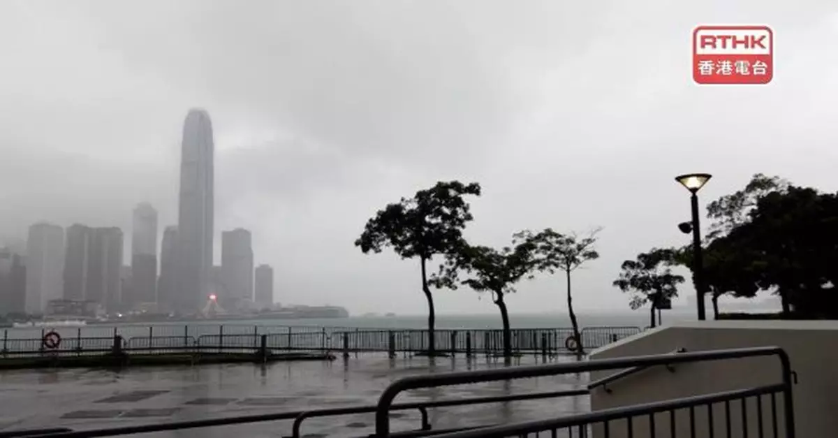 天文台：另一強雷雨帶未來一兩小時開始影響本港