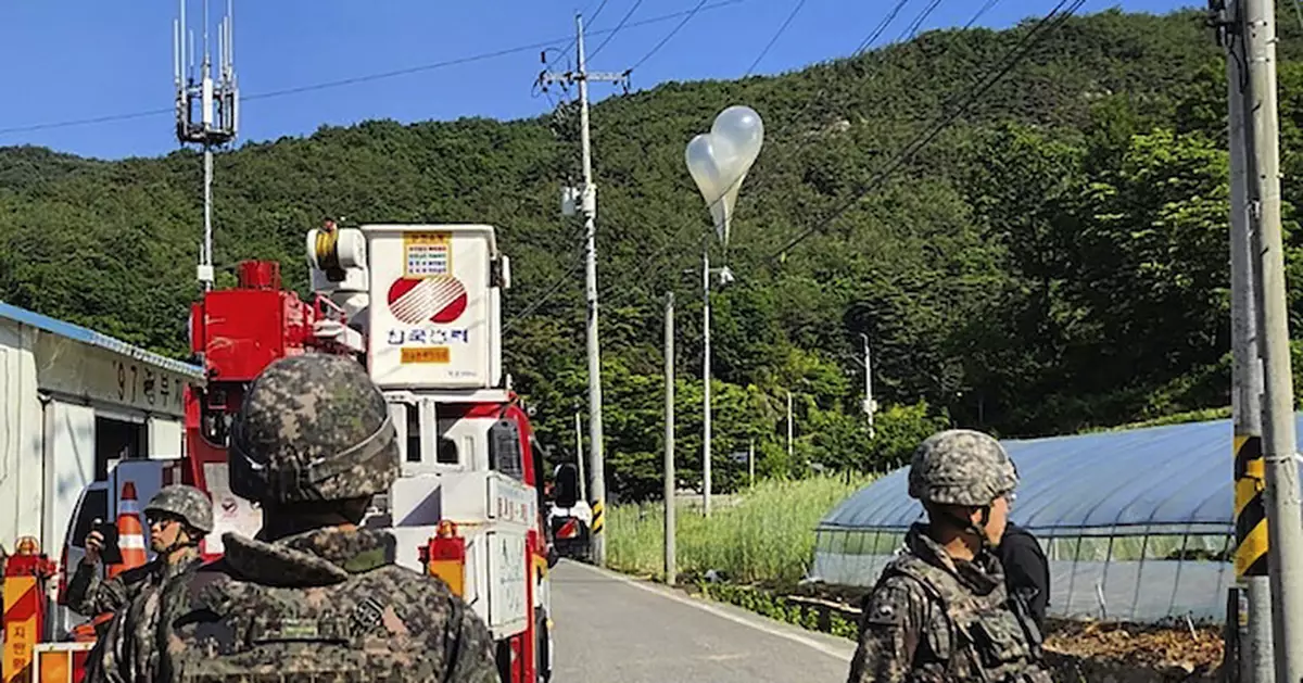 南韓再有組織向北韓發送載有反朝傳單的氣球