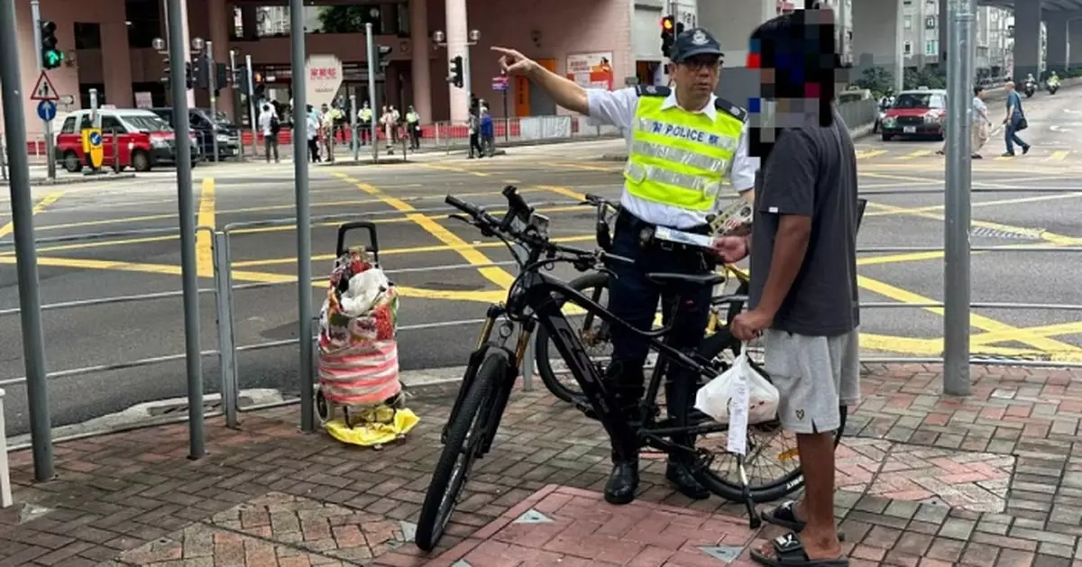 九龍城警區明加強檢控行動 針對亂過馬路及行人路上踩單車等