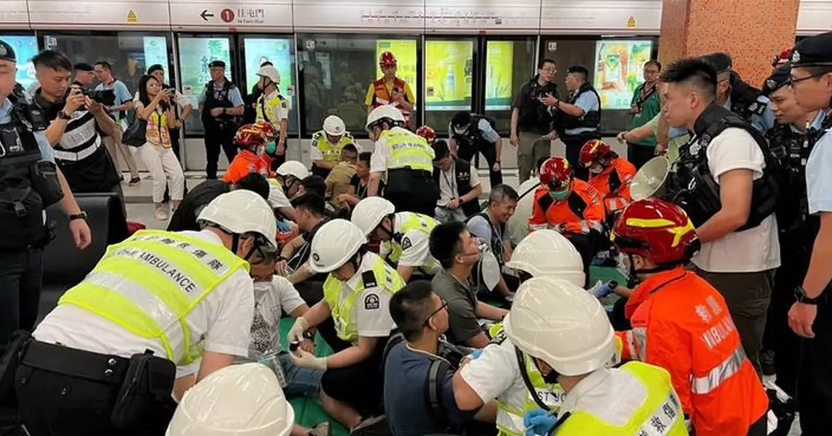 警方聯同港鐵等舉行啟德站事故演習 模擬列車大型活動後發生意外