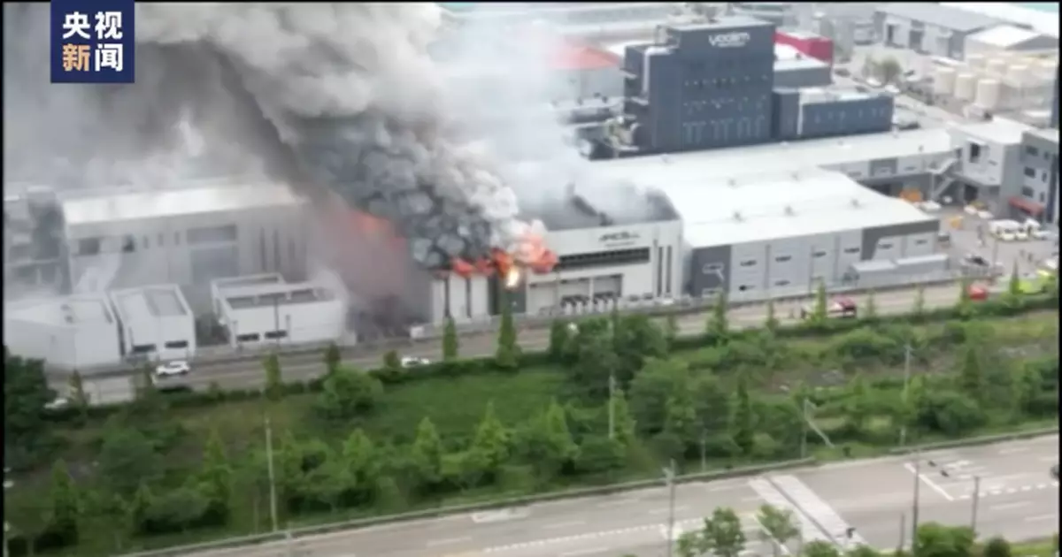 中國大使館確認：18名中國公民在南韓工廠大火中遇難