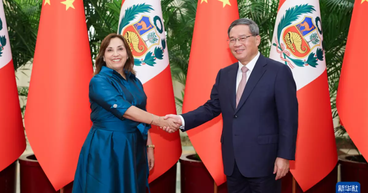 李強晤秘魯總統　稱兩國要加強發展戰略對接