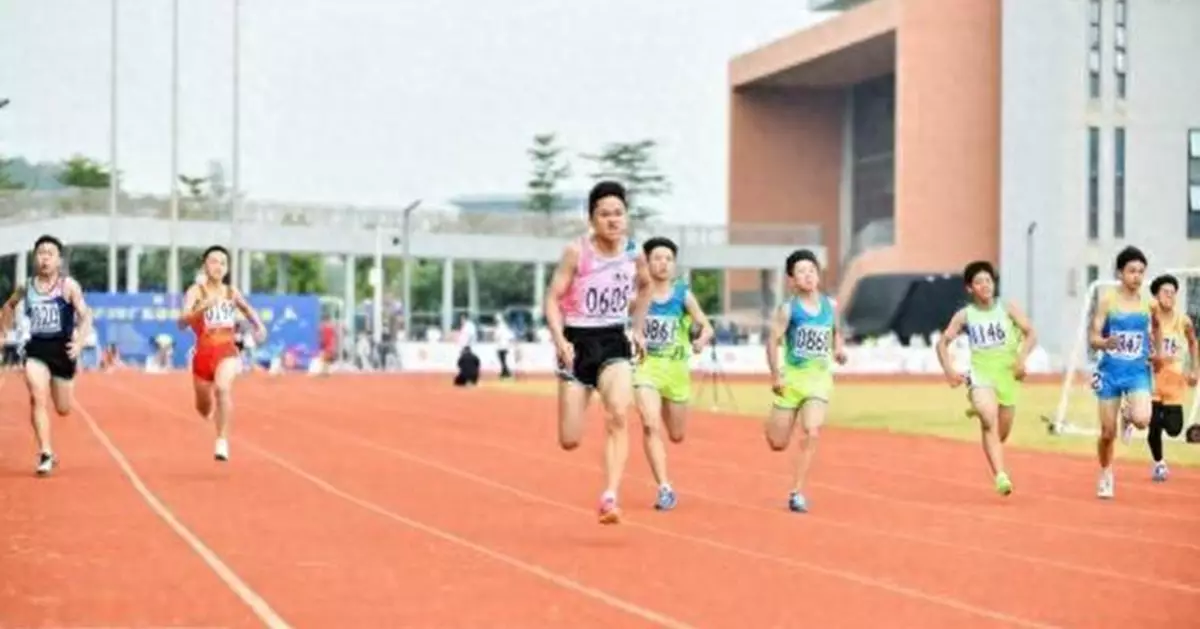 廣東12歲小學生百米跑出11秒63  成績比肩同期蘇炳添
