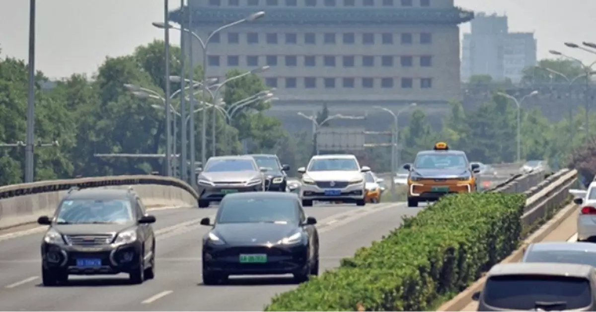 中汽協：8月新能源車銷量升30% 整體汽車銷量則降5%