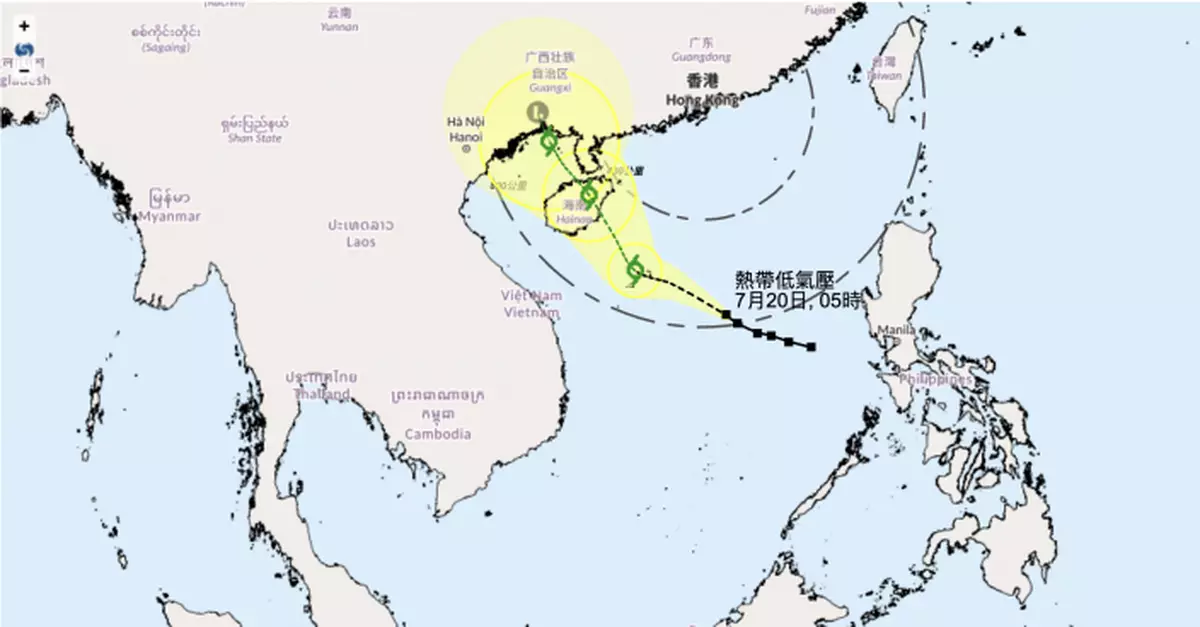 天文台：擬下午至晚上掛1號波 未來兩日有狂風驟雨雷暴