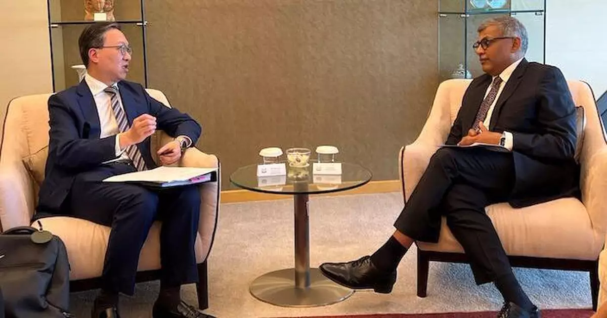 林定國訪新加坡晤首席大法官梅達順 並將出席法律顧問論壇