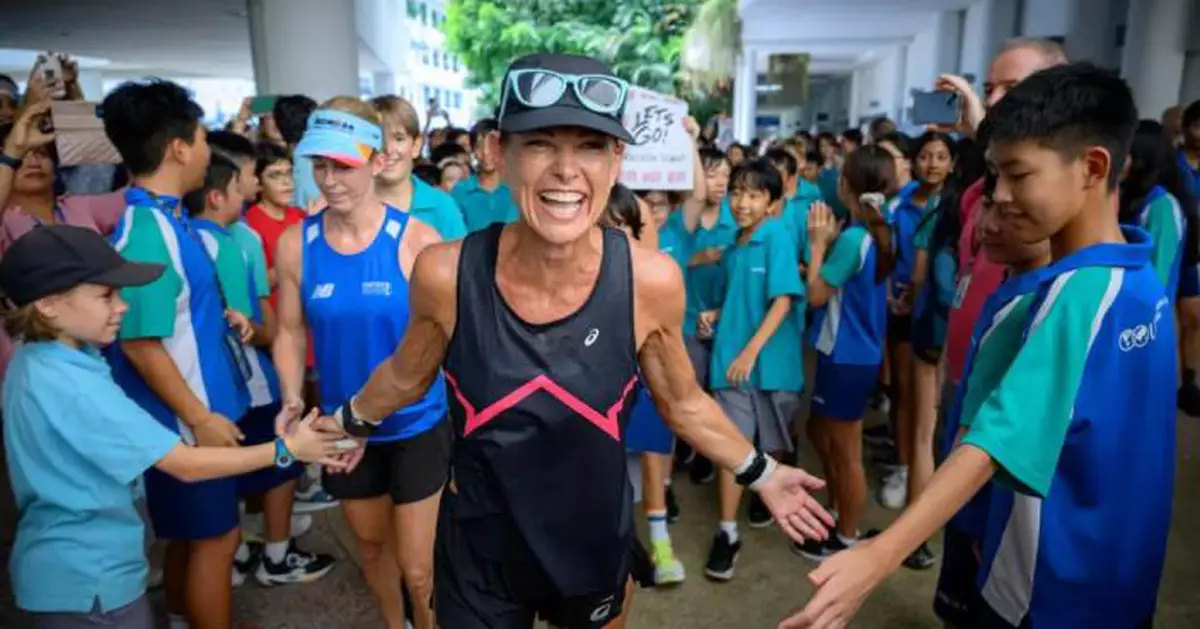 澳洲超級馬拉松女選手8天穿越馬來西亞 成功破世界紀錄