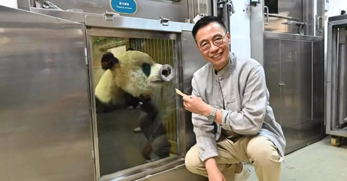 楊潤雄稱中央贈送大熊貓顯示對香港厚愛　料為旅遊業注入動力