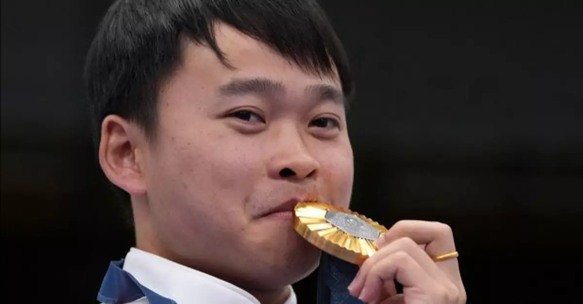 巴黎奧運直撃｜謝瑜奪射擊男子10米氣手槍金牌　國家隊第三金