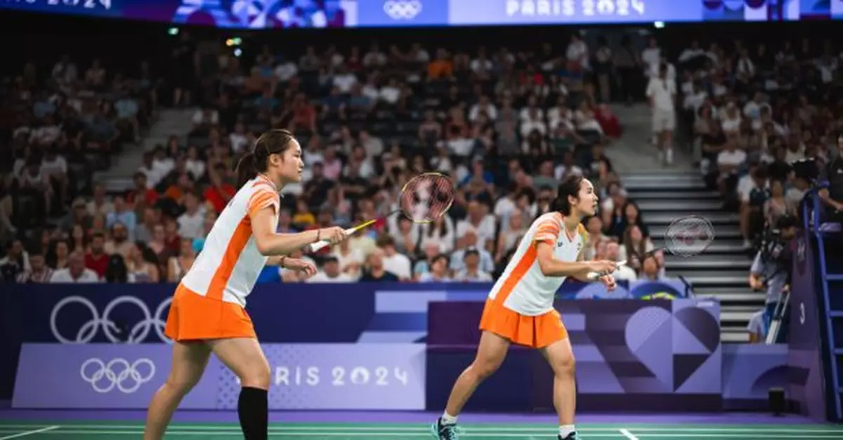 巴黎奧運直擊｜港隊楊雅婷楊霈霖羽毛球女雙分組賽止步