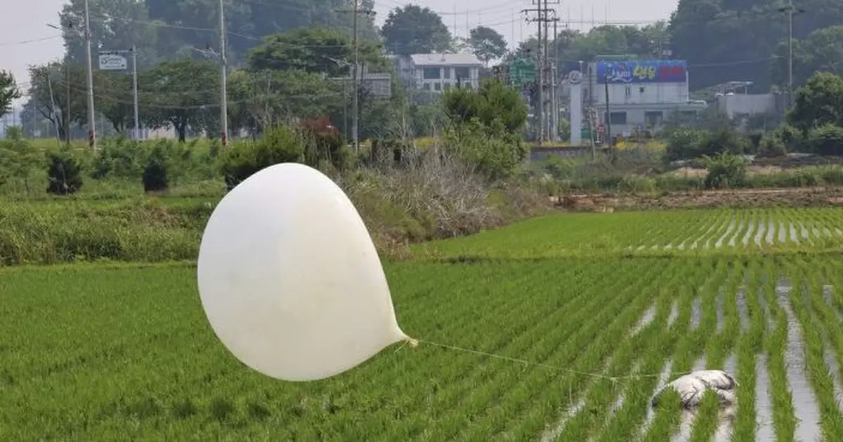 南韓：北韓再向南韓空飄超過240個垃圾氣球　未發現有害物質